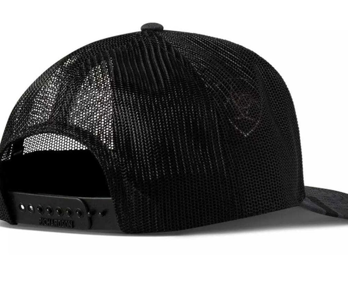 Ariat Camo Embroidery Logo Navy Mesh Back Snapback