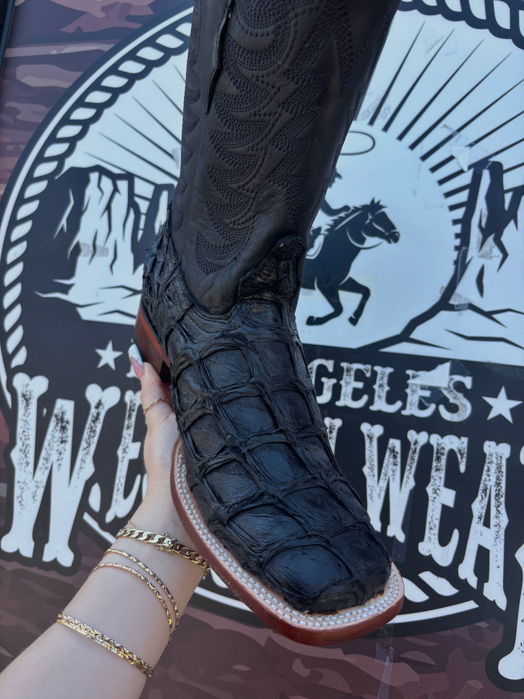 Pirarucu Black Boots