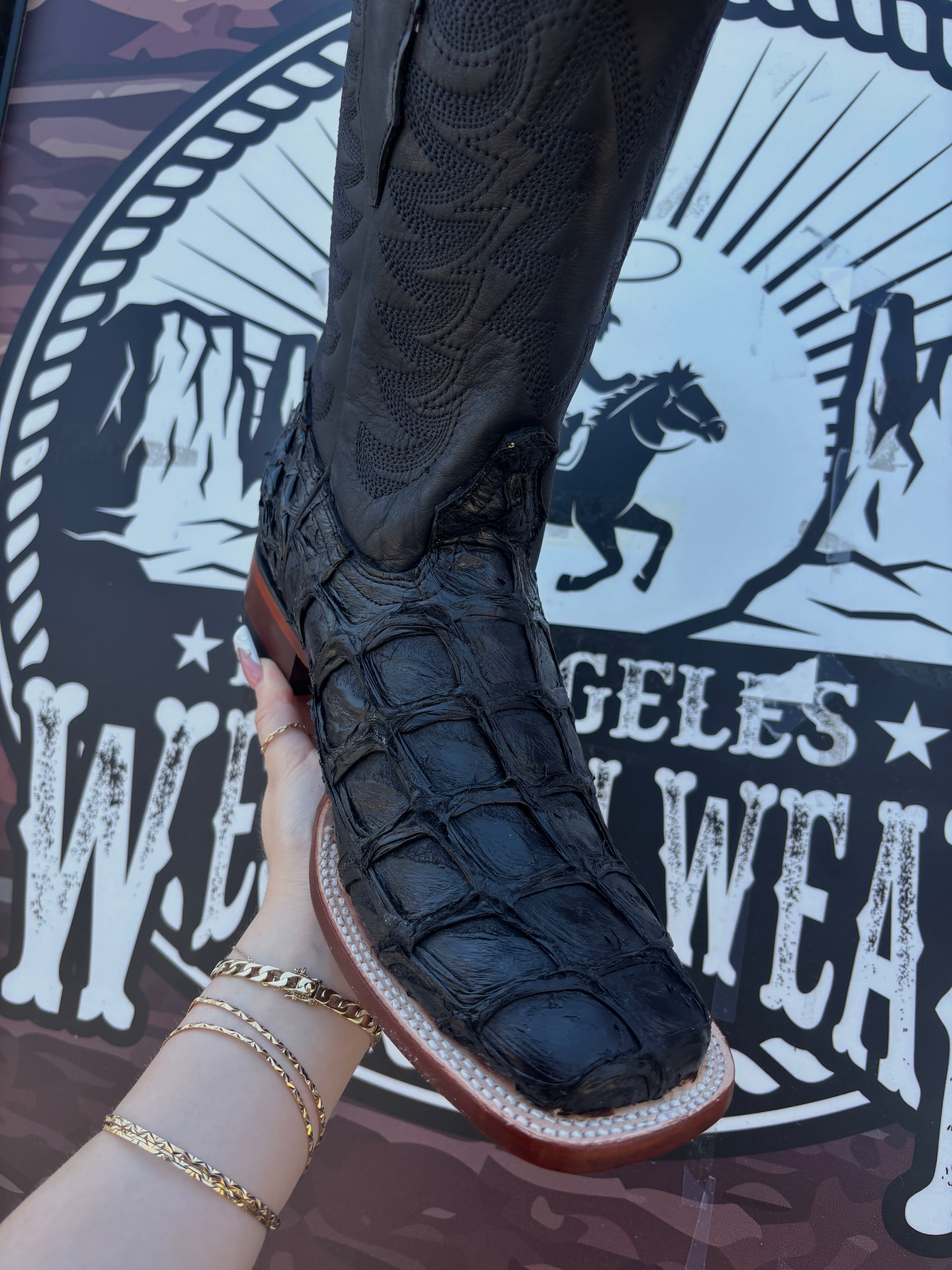 Pirarucu Black Boots