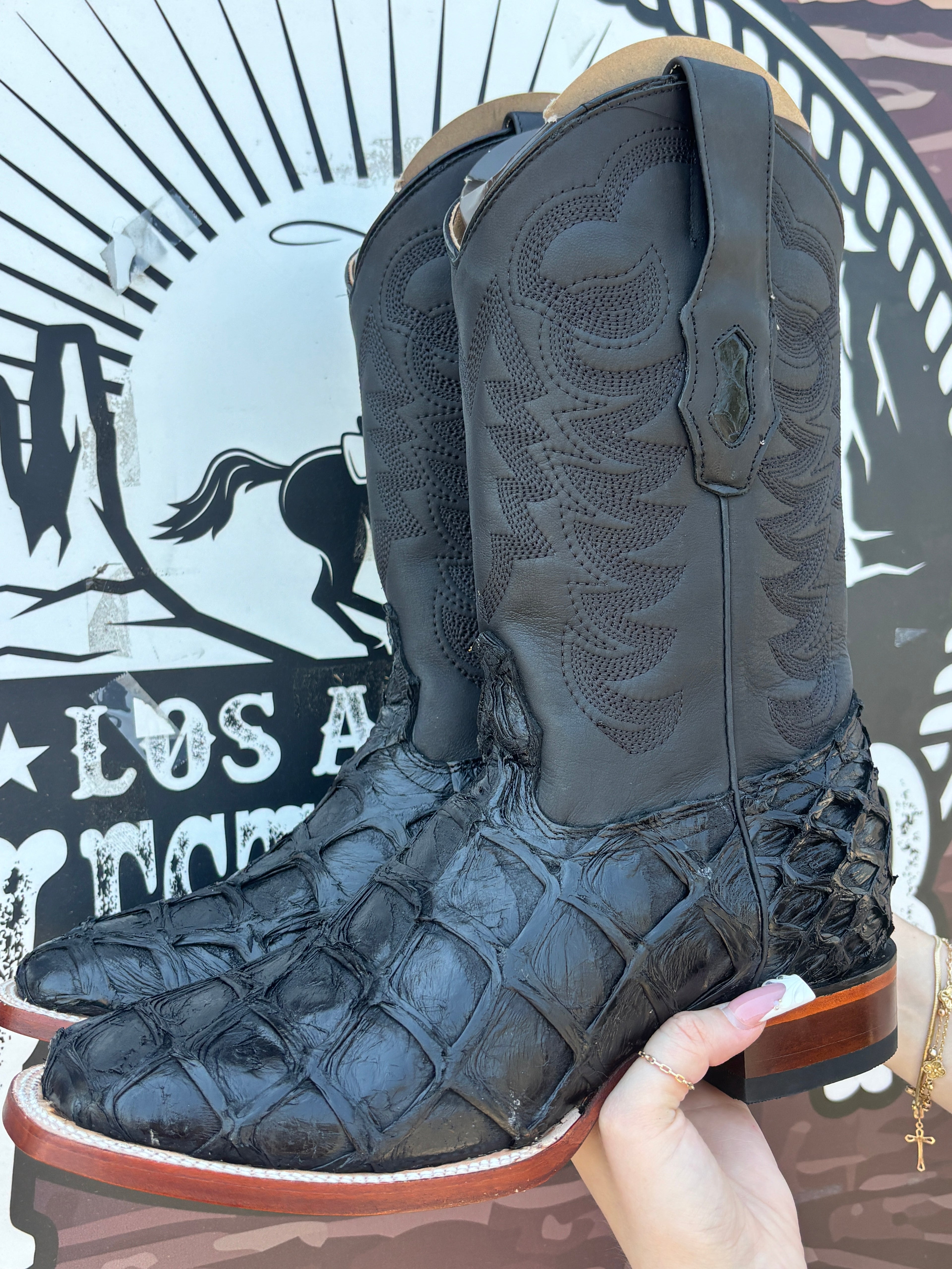 Pirarucu Black Boots