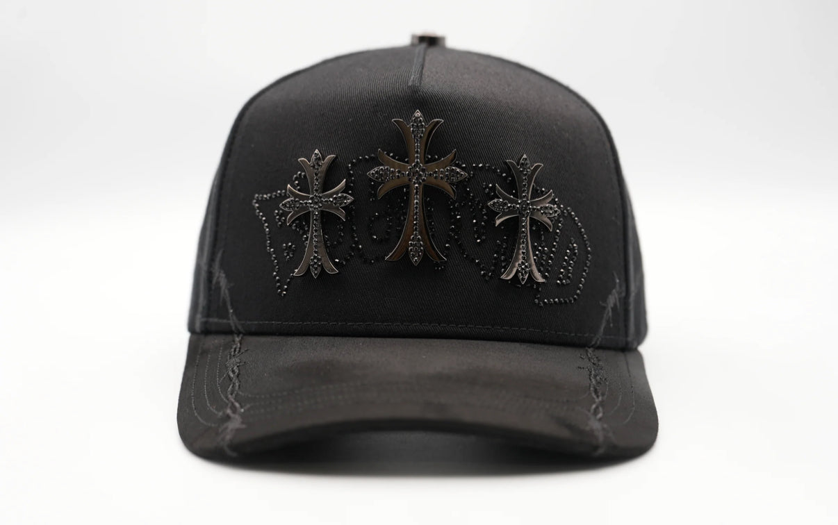 Blessed Triple Cross Snapback Cap
